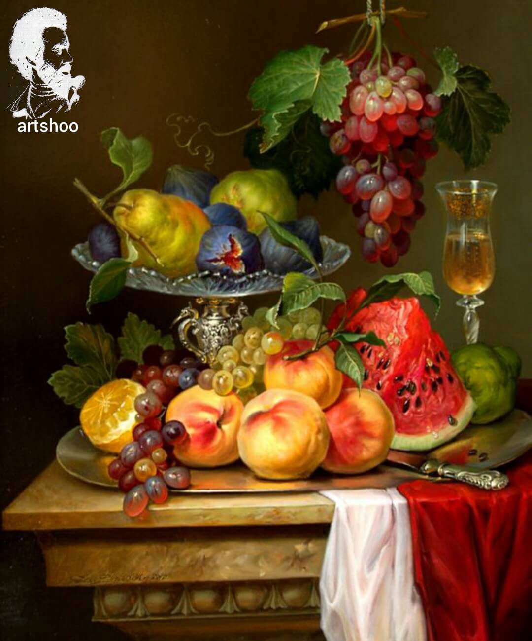 آموزش نقاشی رنگ روغن